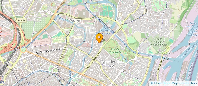 localisation de l'entreprise LES GELINOTTES  STRASBOURG