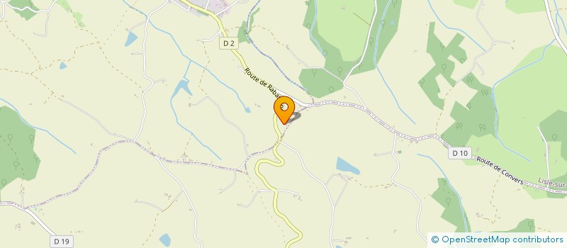 localisation de l'entreprise LES GELIS  SALVAGNAC