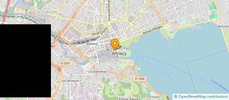 localisation de l'entreprise LES GEMEAUX à ANNECY