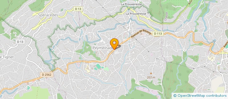 localisation de l'entreprise LES GEMEAUX à PEYMEINADE