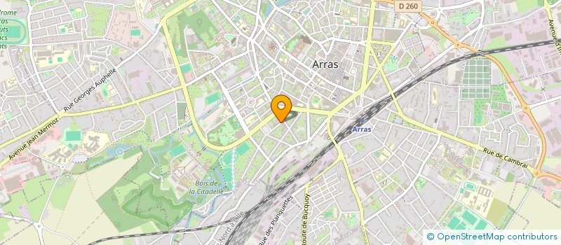 localisation de l'entreprise LES GEMEAUX à ARRAS