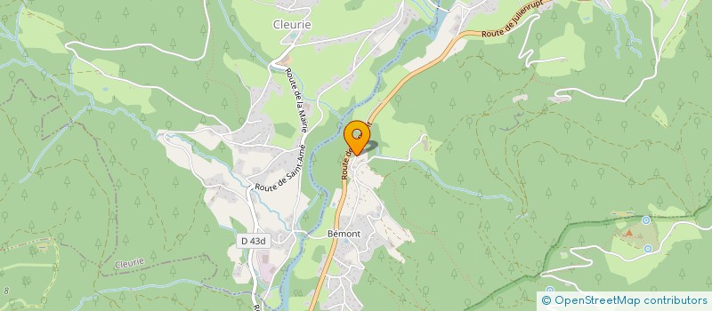 localisation de l'entreprise LES GEMEAUX  LE SYNDICAT