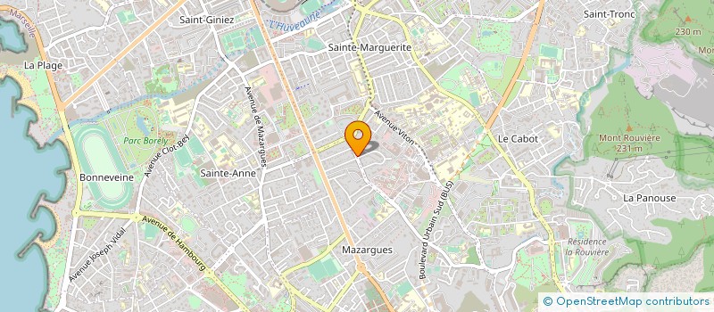 localisation de l'entreprise LES GEMEAUX à MARSEILLE