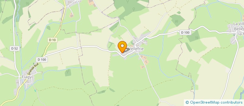 localisation de l'entreprise LES GEMEAUX  VELLEFRIE