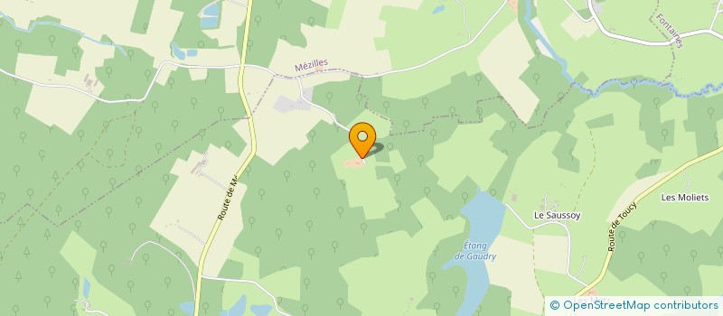 localisation de l'entreprise LES GENDRONS  MOUTIERS-EN-PUISAYE