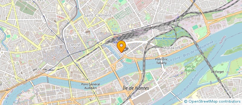 localisation de l'entreprise LES GENEREUSES à NANTES