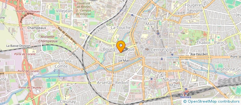 localisation de l'entreprise LES GENETS  RENNES