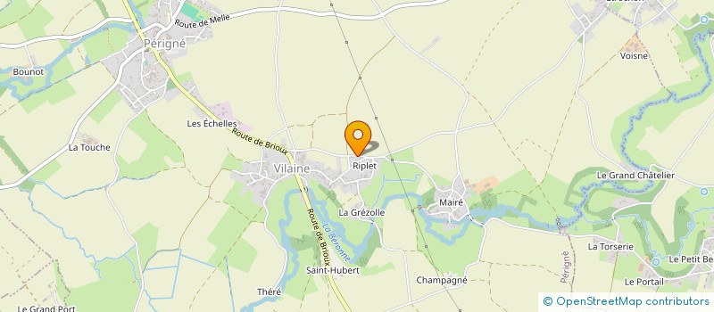 localisation de l'entreprise LES GENETS  PERIGNE