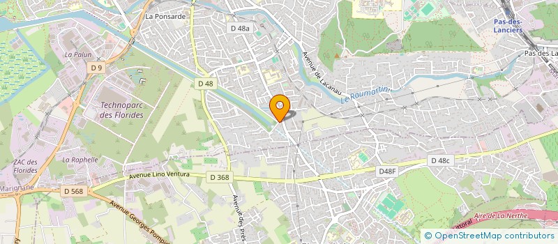 localisation de l'entreprise LES GENETS à MARIGNANE