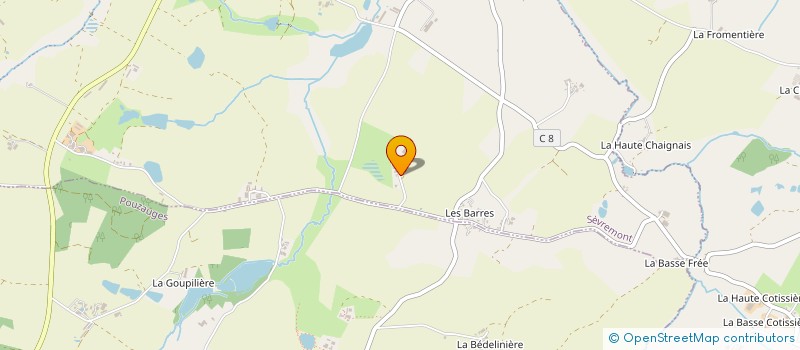 localisation de l'entreprise LES GENETS à SEVREMONT
