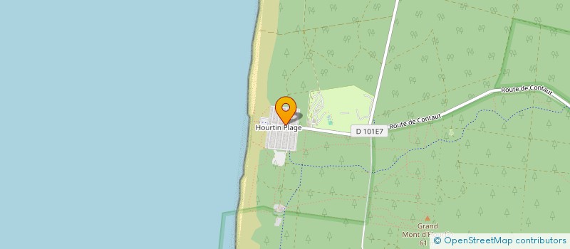 localisation de l'entreprise LES GENETS  HOURTIN