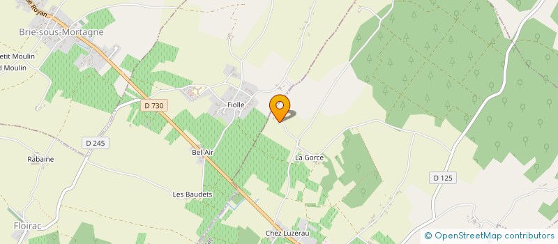 localisation de l'entreprise LES GENETS  SAINT-FORT-SUR-GIRONDE