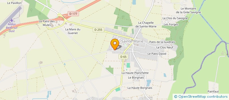 localisation de l'entreprise LES GENETS à SAINTE-MARIE