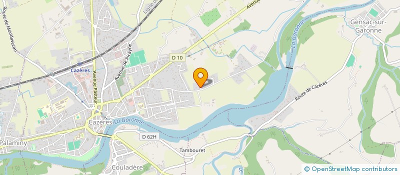 localisation de l'entreprise LES GENETS  CAZERES