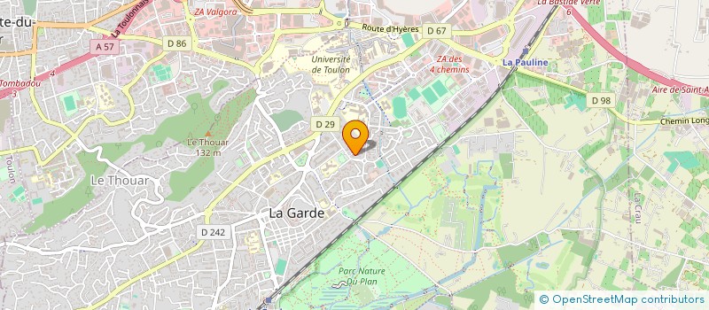 localisation de l'entreprise LES GENETS D'ESPAGNE  LA GARDE