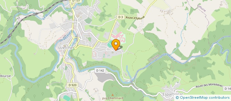 localisation de l'entreprise LES GENETS UZERCHOIS  UZERCHE