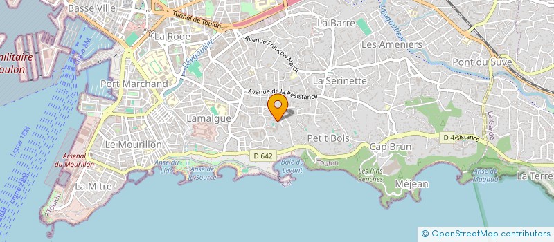 localisation de l'entreprise LES GENEVOIS à HYERES