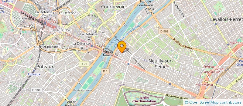 localisation de l'entreprise LES GENIES DE DEMAIN à NEUILLY-SUR-SEINE