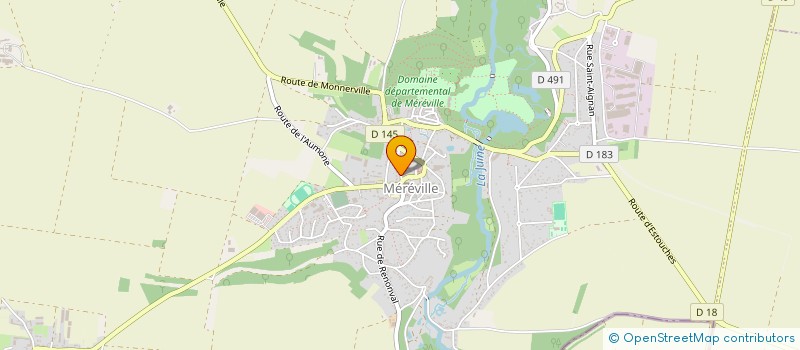 localisation de l'entreprise LES GENS  LE MEREVILLOIS