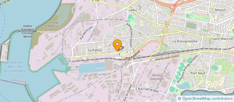 localisation de l'entreprise LES GENS AISES  LA ROCHELLE