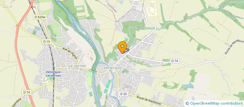 localisation de l'entreprise LES GENS CHARLES  VENERQUE