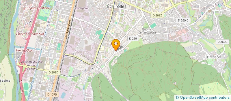 localisation de l'entreprise LES GENS D AIR à ECHIROLLES