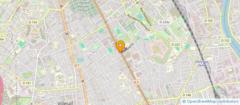 localisation de l'entreprise LES GENS D'ICI à VITRY-SUR-SEINE