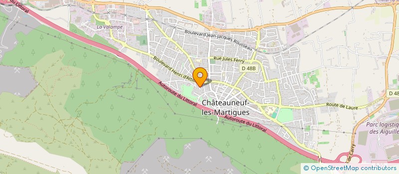 localisation de l'entreprise LES GENS D'OLIVE à CHATEAUNEUF-LES-MARTIGUES