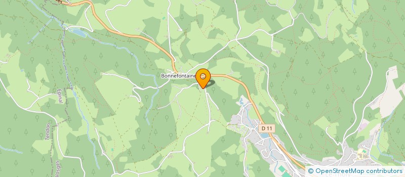 localisation de l'entreprise LES GENS DE BONNEFONTAINE  LE THOLY