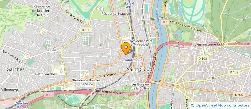 localisation de l'entreprise LES GENS DE LA MARE à SAINT-CLOUD