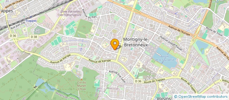 localisation de l'entreprise LES GENS DE PAROLES à MONTIGNY-LE-BRETONNEUX