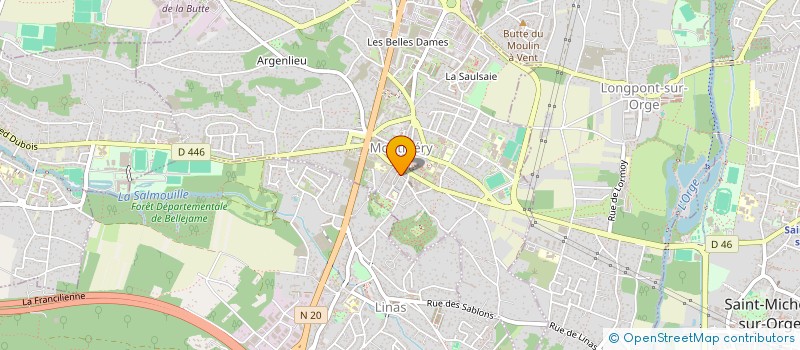 localisation de l'entreprise LES GENS DICI à MONTLHERY