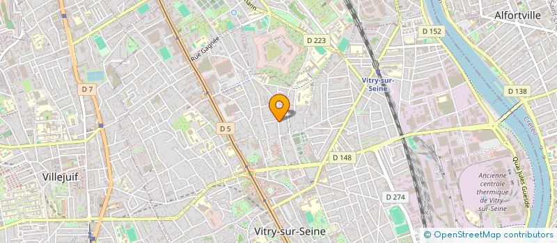 localisation de l'entreprise LES GENS DU FORT à VITRY-SUR-SEINE