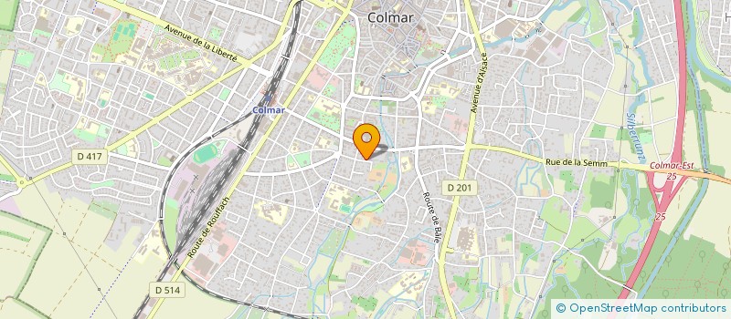 localisation de l'entreprise LES GENS DU JARDIN  COLMAR