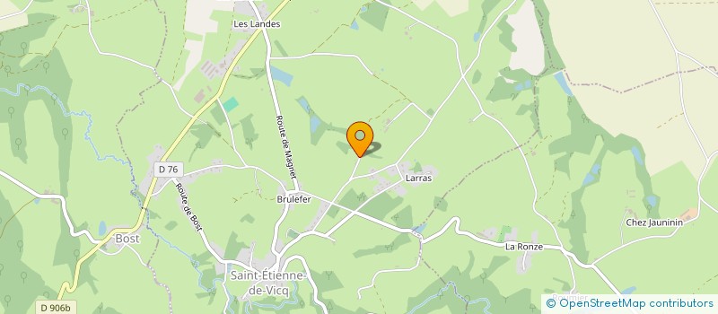 localisation de l'entreprise LES GENS DU VILLAGE  SAINT-ETIENNE-DE-VICQ