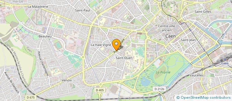 localisation de l'entreprise LES GENS HEUREUX à CAEN