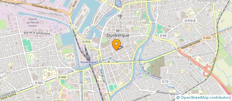 localisation de l'entreprise LES GENS HEUREUX à DUNKERQUE