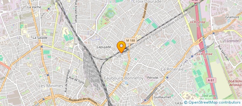 localisation de l'entreprise LES GENS HEUREUX  TOULOUSE