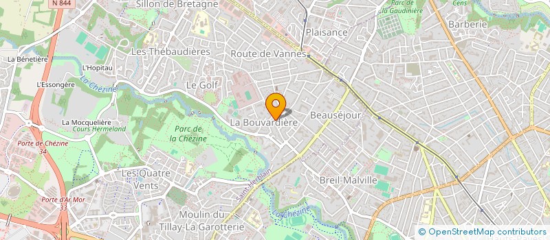 localisation de l'entreprise LES GENS QUI CHANTENT à SAINT-HERBLAIN