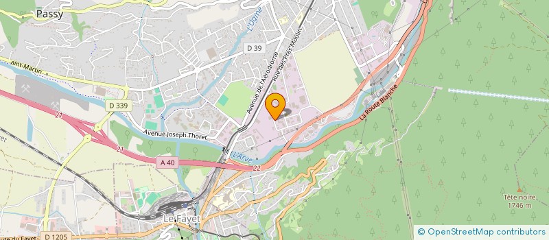 localisation de l'entreprise LES GENTIANES DE BALNEL  PASSY