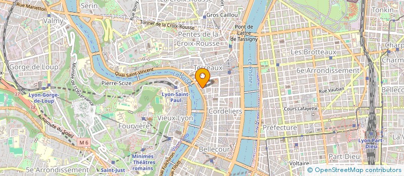 localisation de l'entreprise LES GENTILHOMMES à LYON