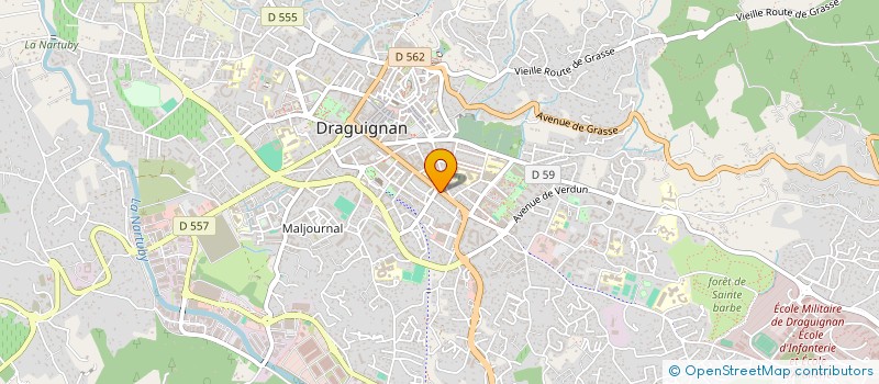 localisation de l'entreprise LES GENTILS-MENS BARBER  DRAGUIGNAN