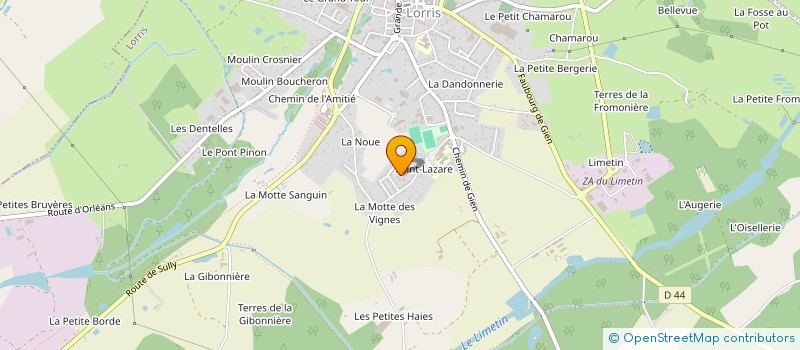 localisation de l'entreprise LES GENTILSHOMMES à LORRIS