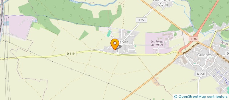 localisation de l'entreprise LES GENTLEMANS DE YEBLES  YEBLES