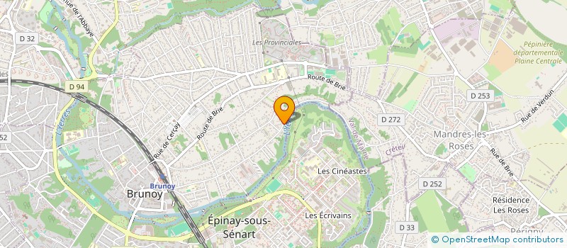 localisation de l'entreprise LES GENTLEMEN DU BATIMENT à BRUNOY