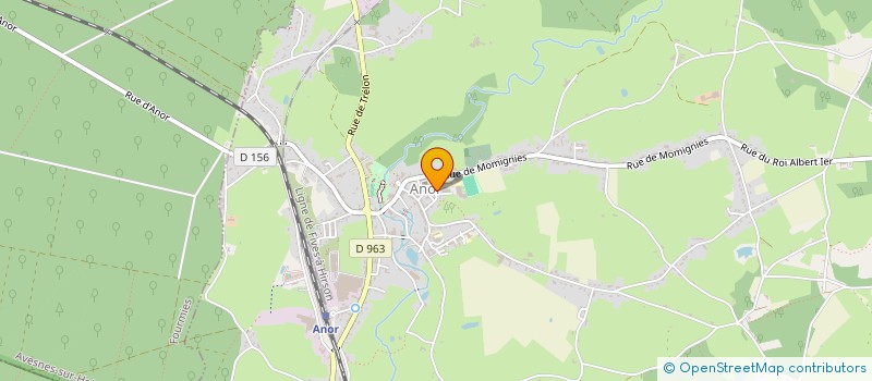 localisation de l'entreprise LES GEOCACHEURS DE L'AVESNOIS  ANOR