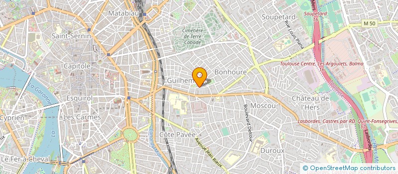 localisation de l'entreprise LES GEOLES OCCITANES à TOULOUSE