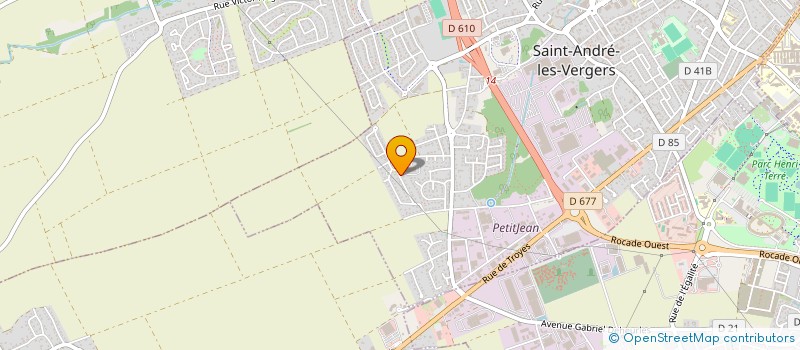 localisation de l'entreprise LES GEORGE  SAINT-ANDRE-LES-VERGERS