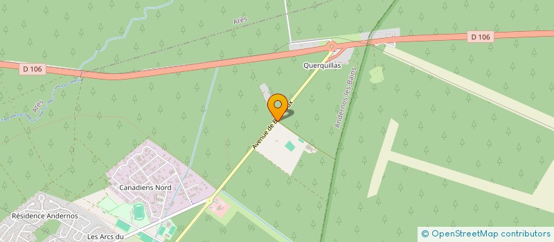 localisation de l'entreprise LES GEORGETTES  ANDERNOS-LES-BAINS