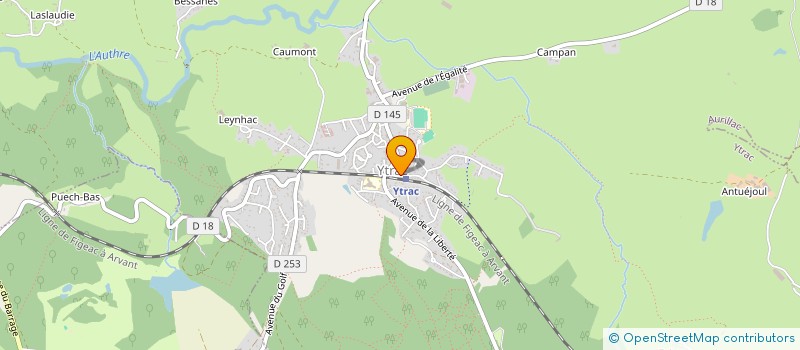 localisation de l'entreprise LES GERANTS à YTRAC